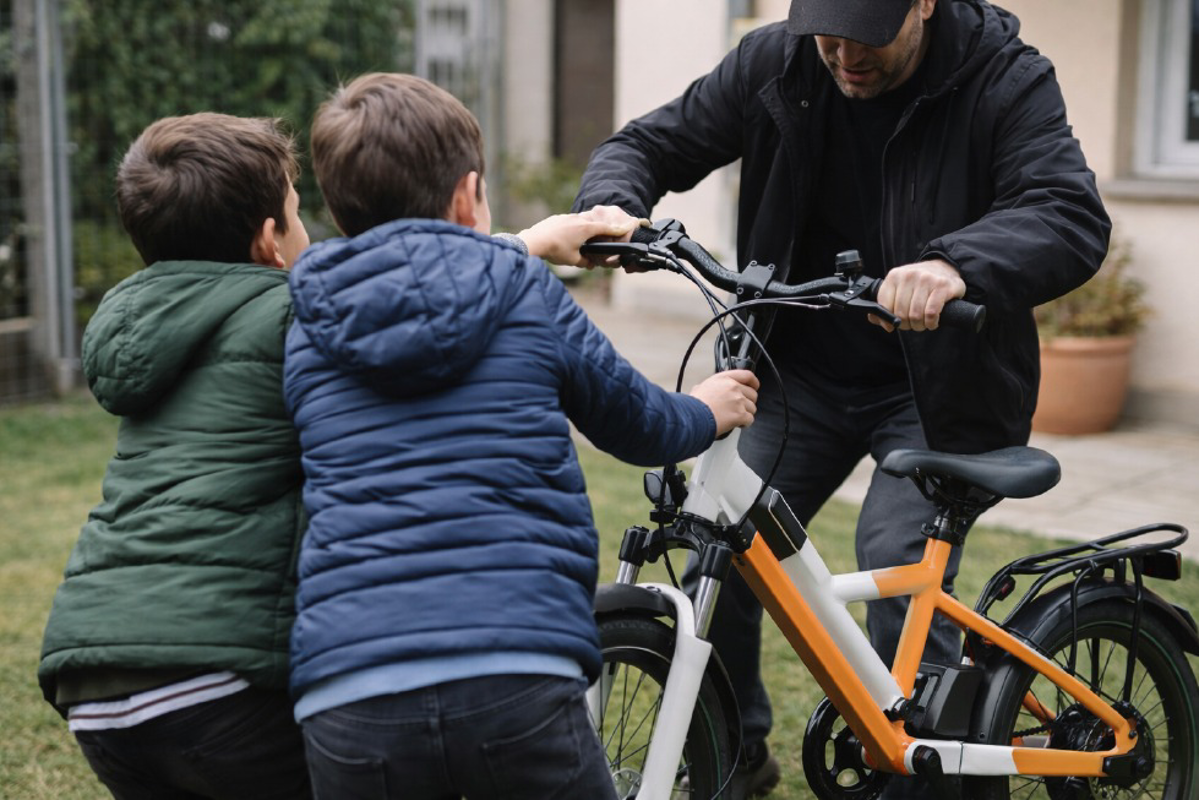 Dal territorio – Scavalca il cancello e ruba la bici a due bambini