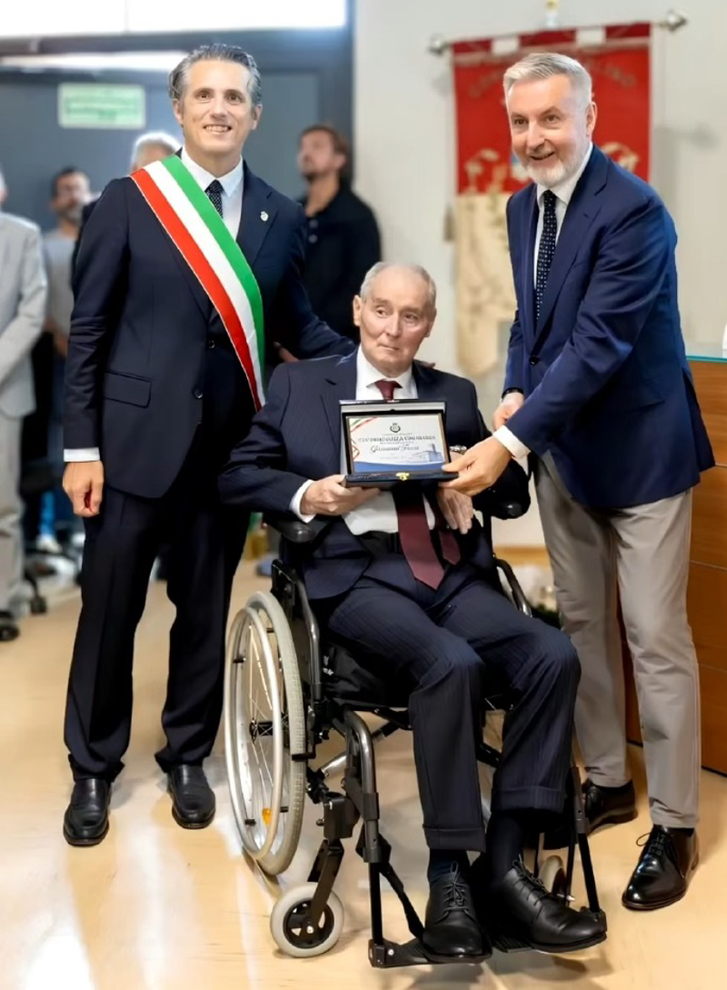 Merlino - Giovanni Fazzi cittadino onorario