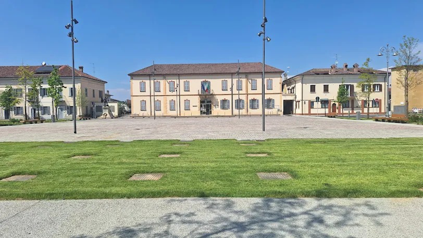 Livraga - Piazza Madre Cabrini va su Designboom