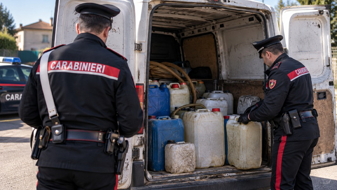 Cervignano d'Adda - Furti di gasolio, spunta un furgone