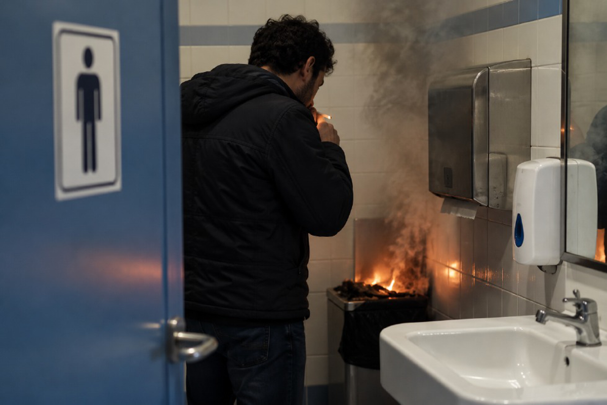 Codogno - Accende una sigaretta in ospedale e provoca un incendio