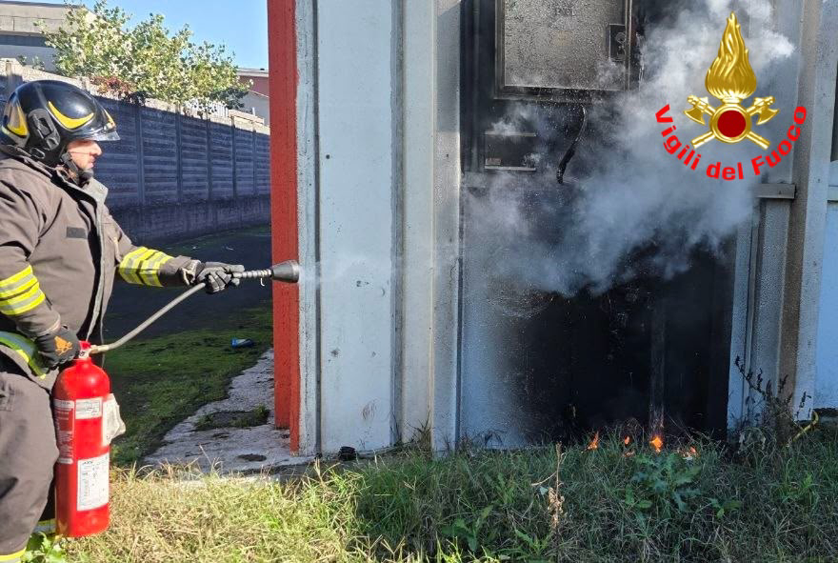 Guardamiglio - Incendio all'impianto fotovoltaico