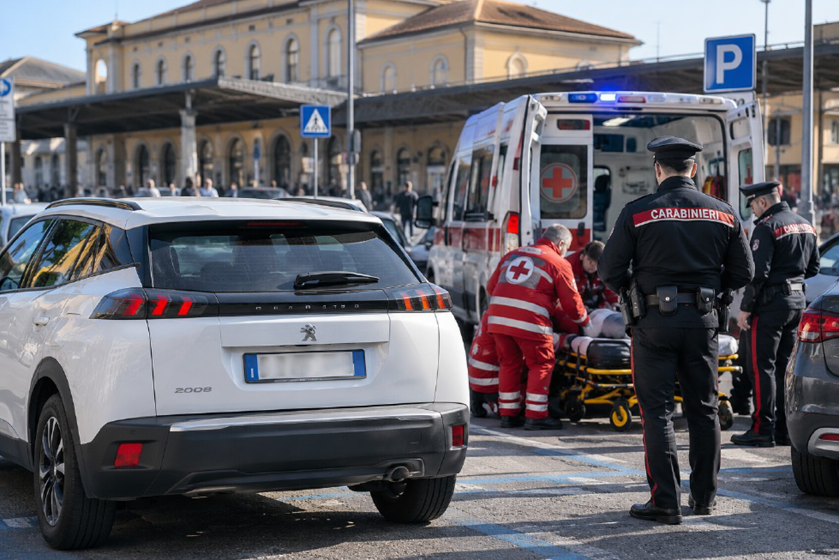 Lodi - Investita mentre l'auto parcheggia