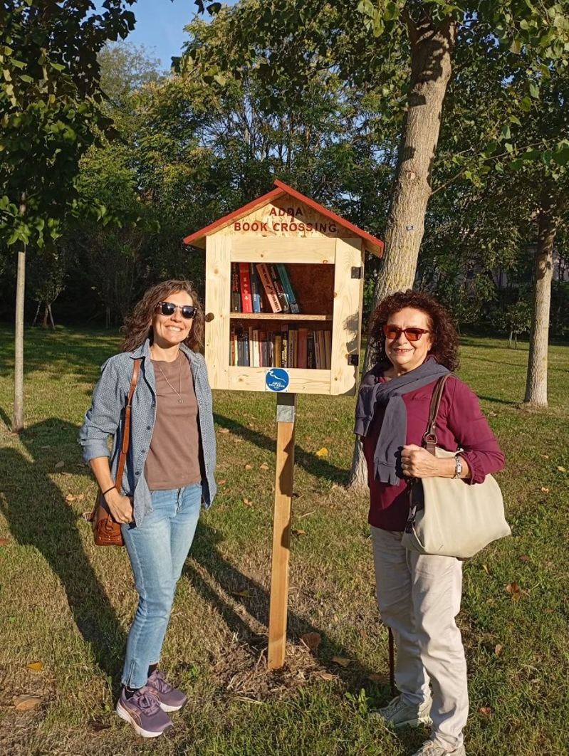 Lodi - Una nuova casetta dei libri alla Spina Verde