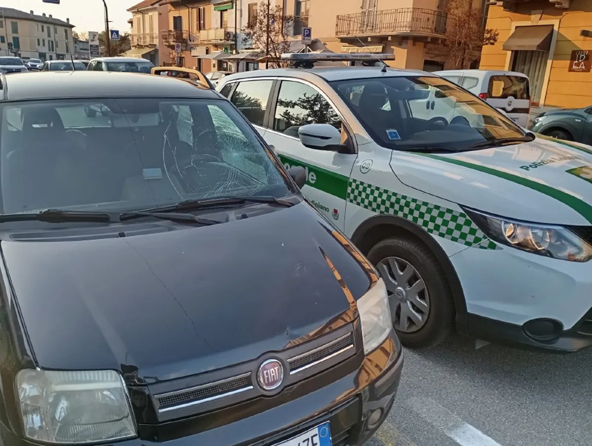 Tavazzano con Villanesco - Bici contro auto