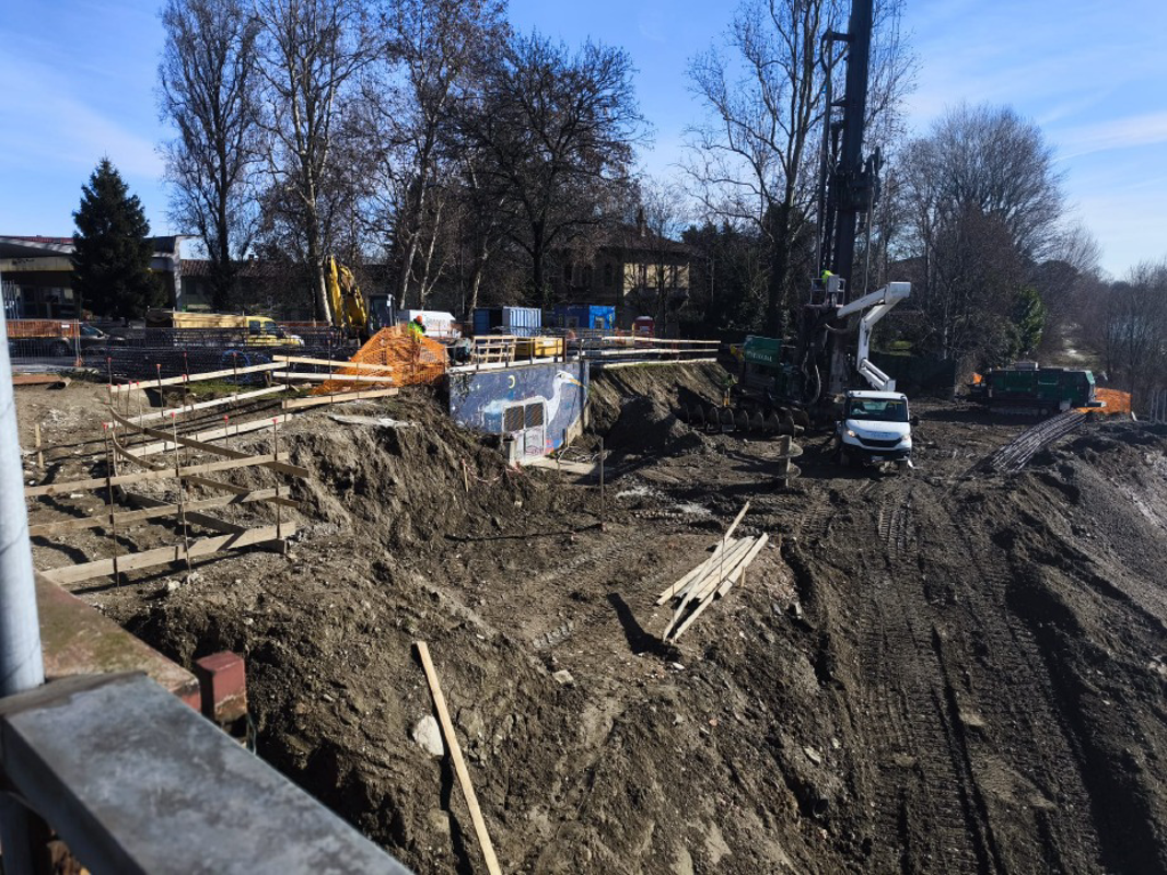 Lodi - Guasto al cantiere del ponte