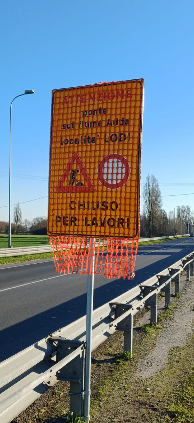 Lodi - Ponte sull’Adda, nuova segnaletica