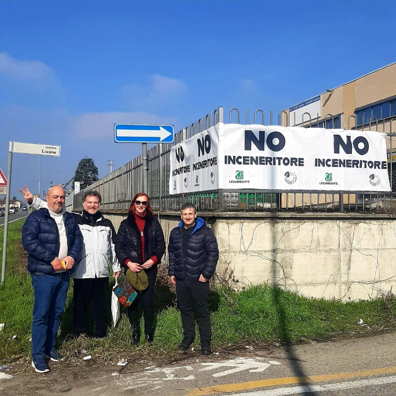 Sant'angelo Lodigiano - Blitz “No inceneritore” tra Sant’Angelo e Vidardo
