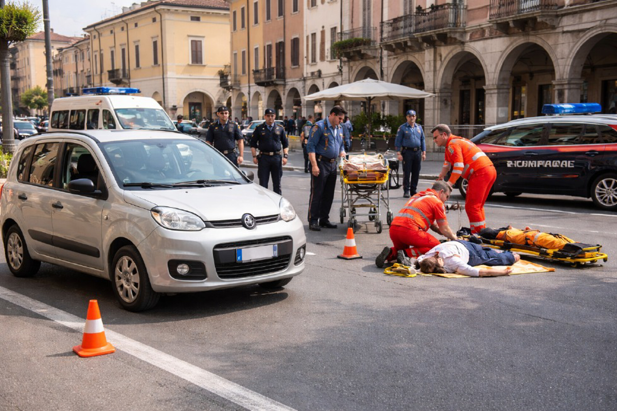 Casalpusterlengo – Donna investita