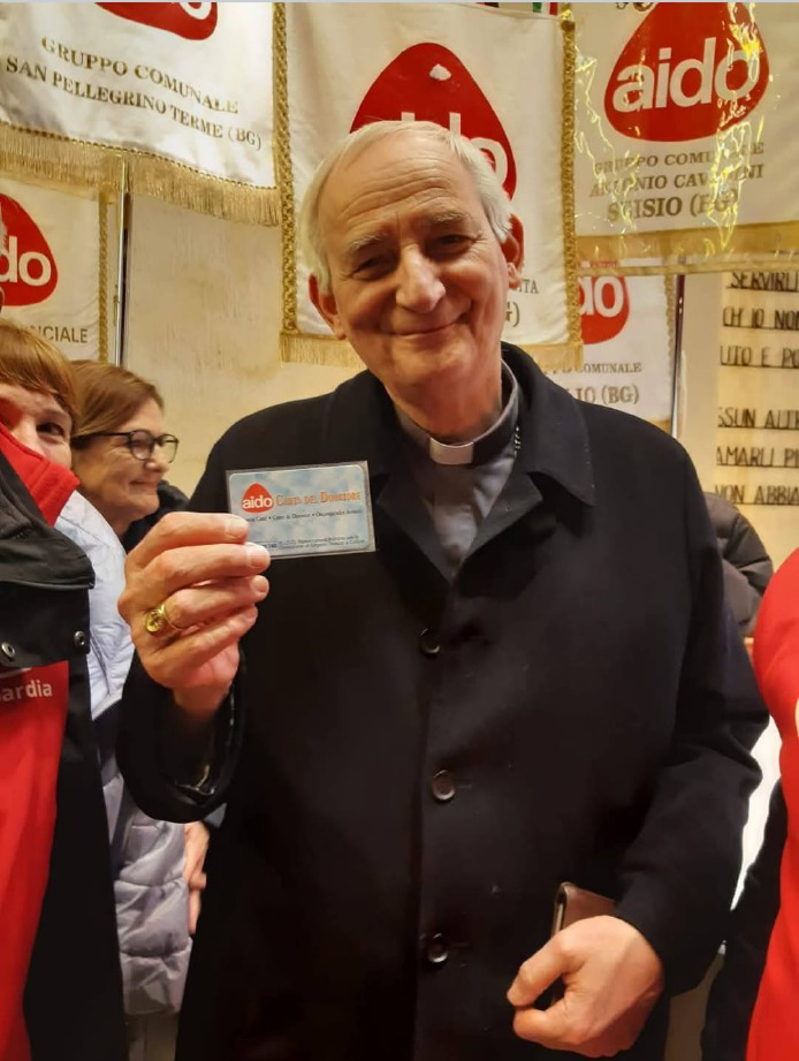 Al santuario di don Gnocchi con Zuppi