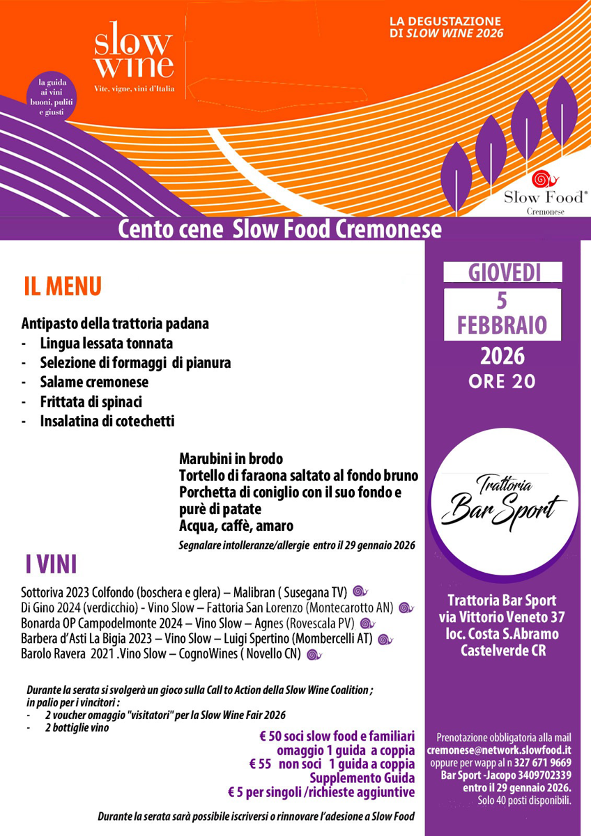 Gli appuntamenti della settimana