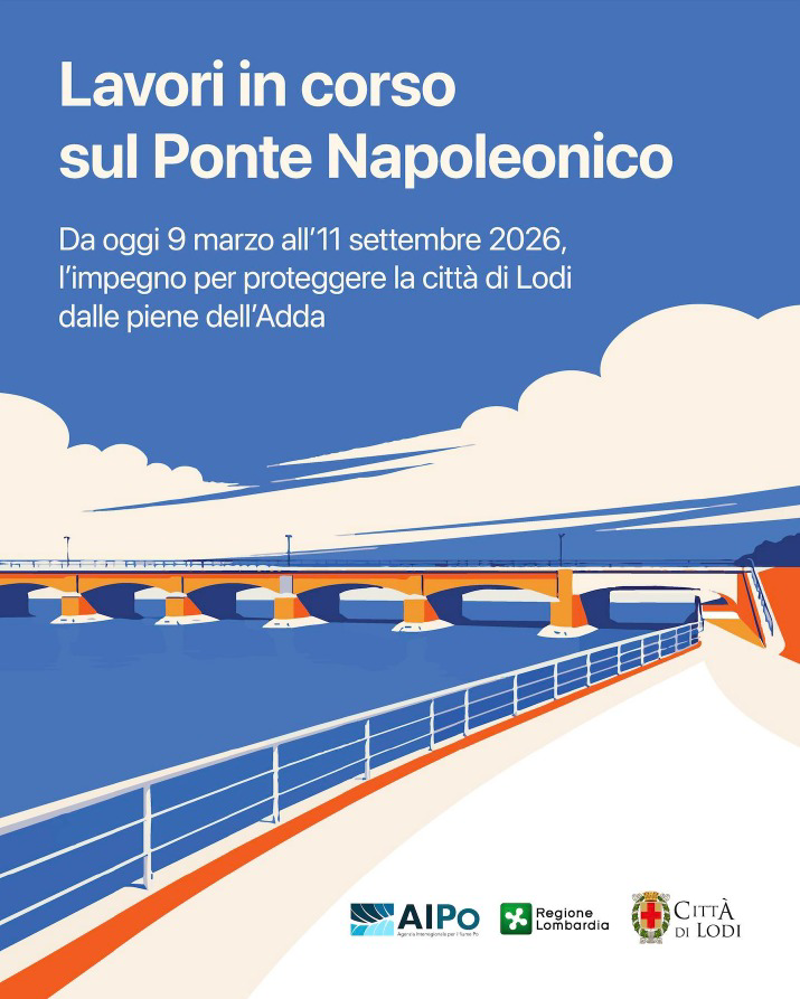 Lodi - Ponte chiuso: 5000 dépliant informativi