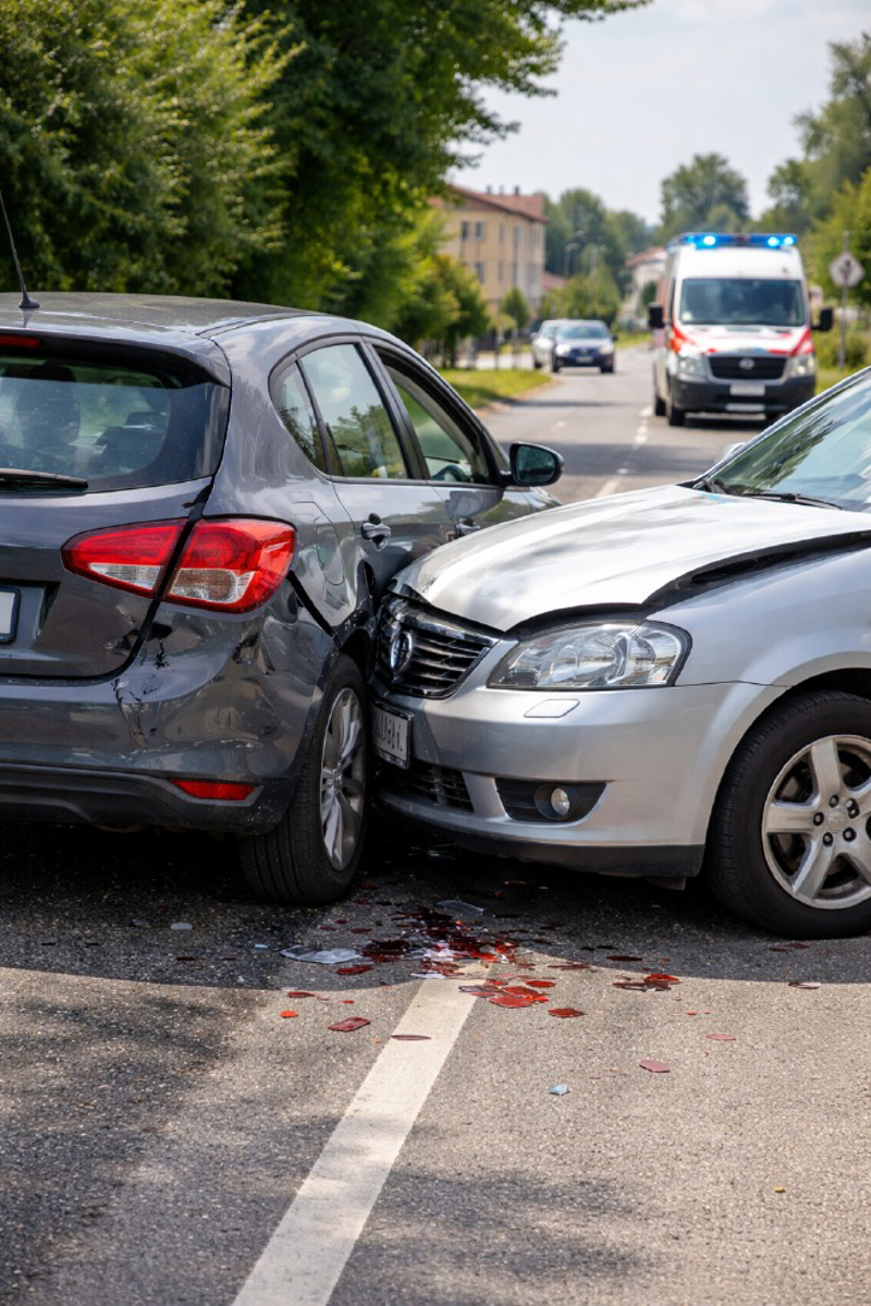 Maleo - Tamponamento tra due auto 