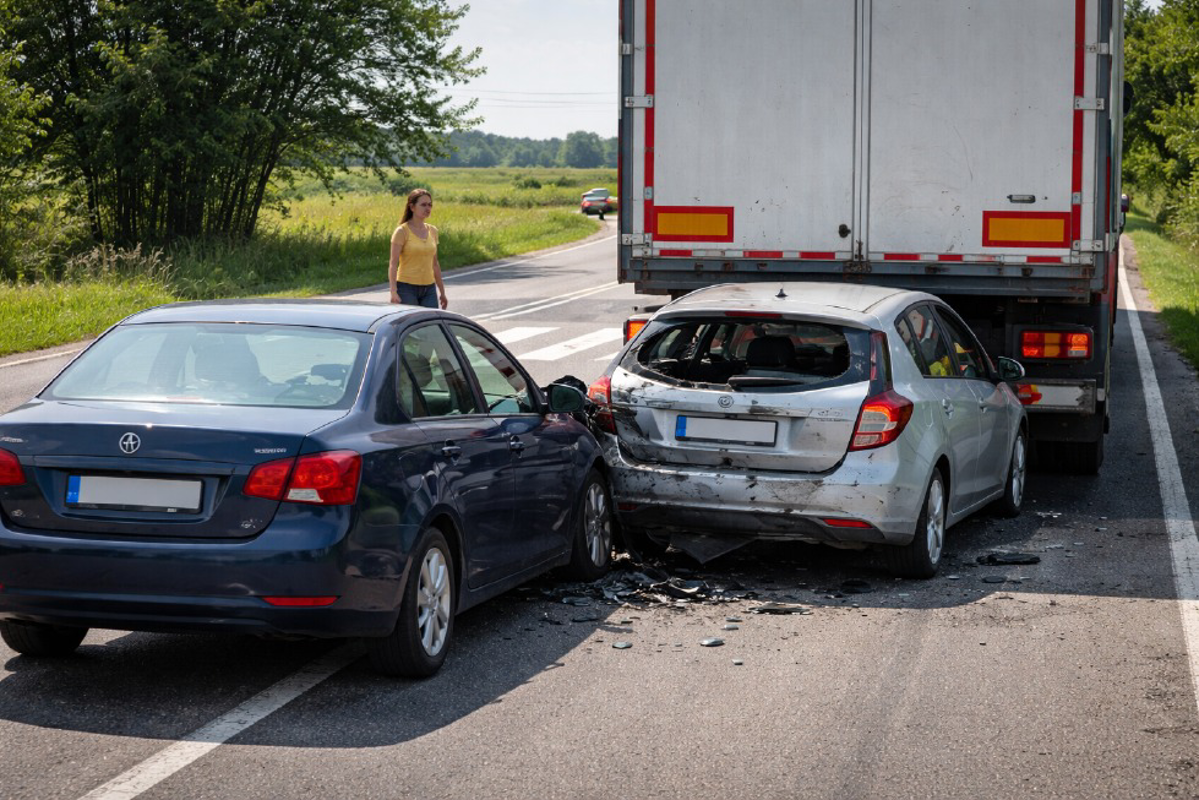 Castelgerundo - Fa attraversare un pedone, tamponato