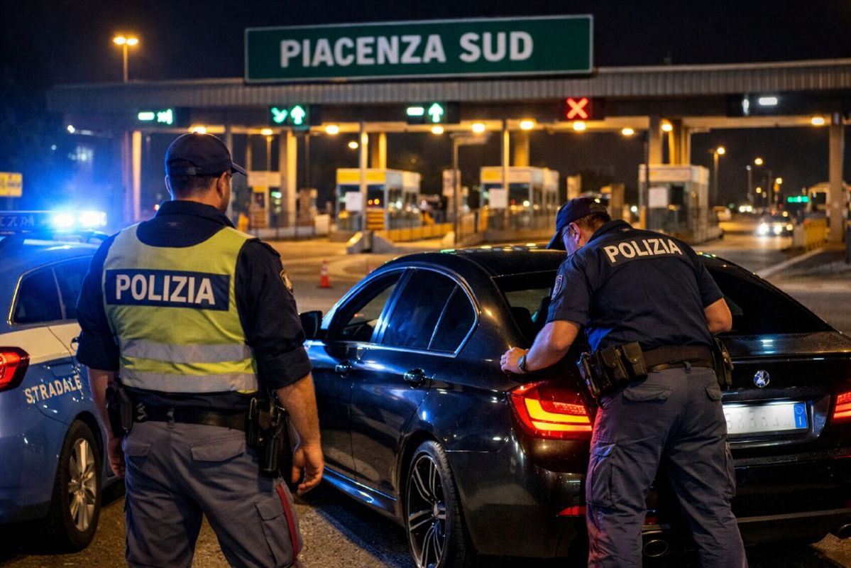 Lodi - Arrestato al casello autostradale