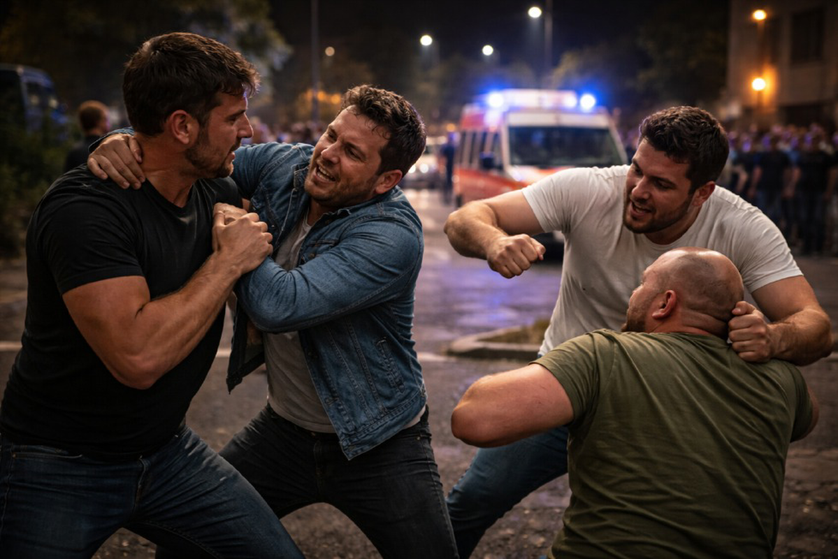 Lodi Vecchio - Rissa in viale Toscana