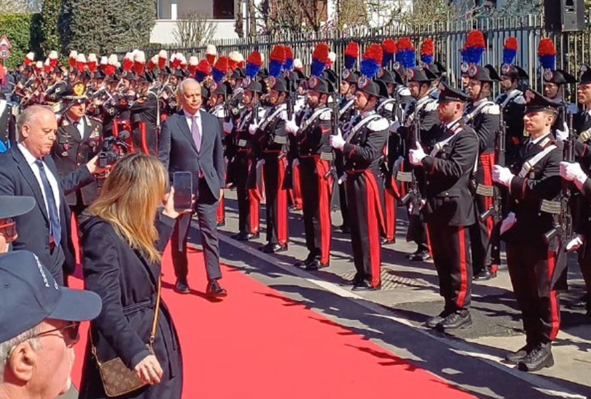 Lodi Vecchio - Piantedosi inaugura la caserma