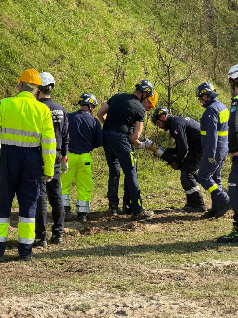 Sant'Angelo Lodigiano- Esercitazioni per tre giorni