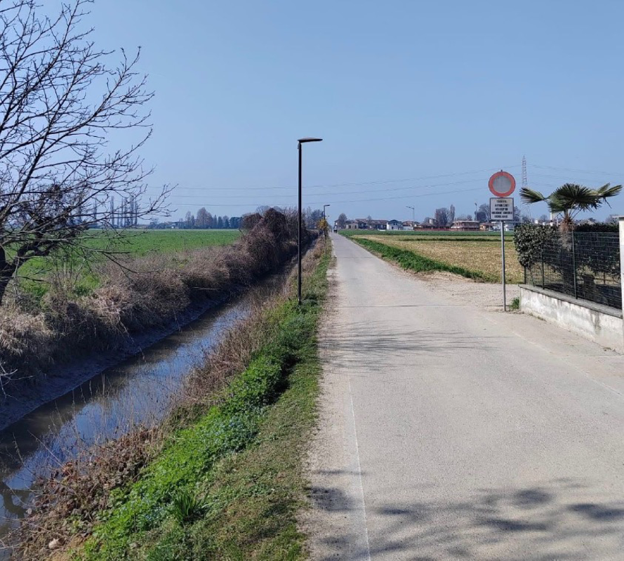 Ripalta Cremasca - Ciclabile chiusa