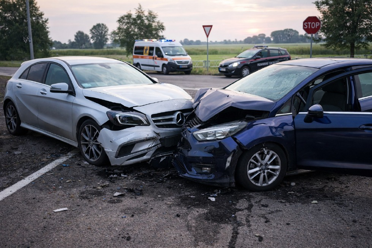 Borghetto - Scontro all'incrocio