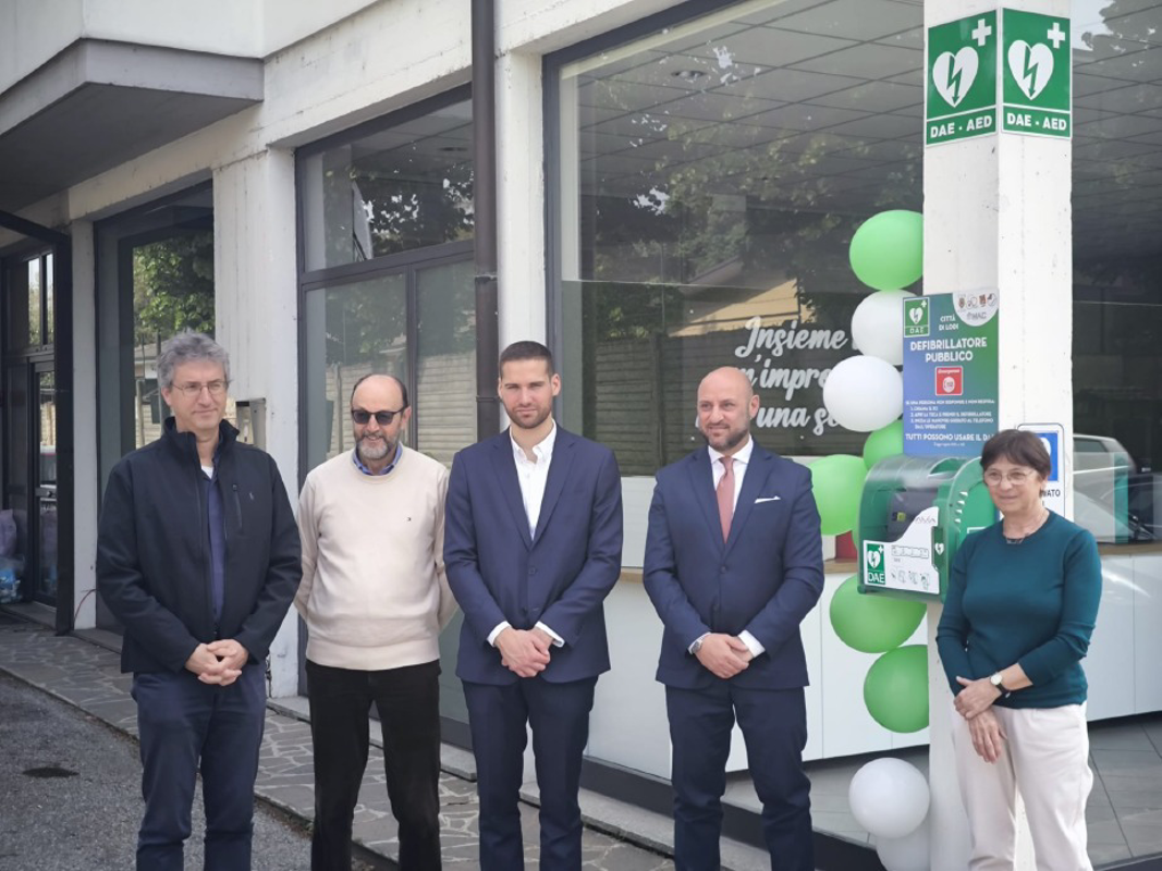 Lodi - Arriva il primo Dae H24