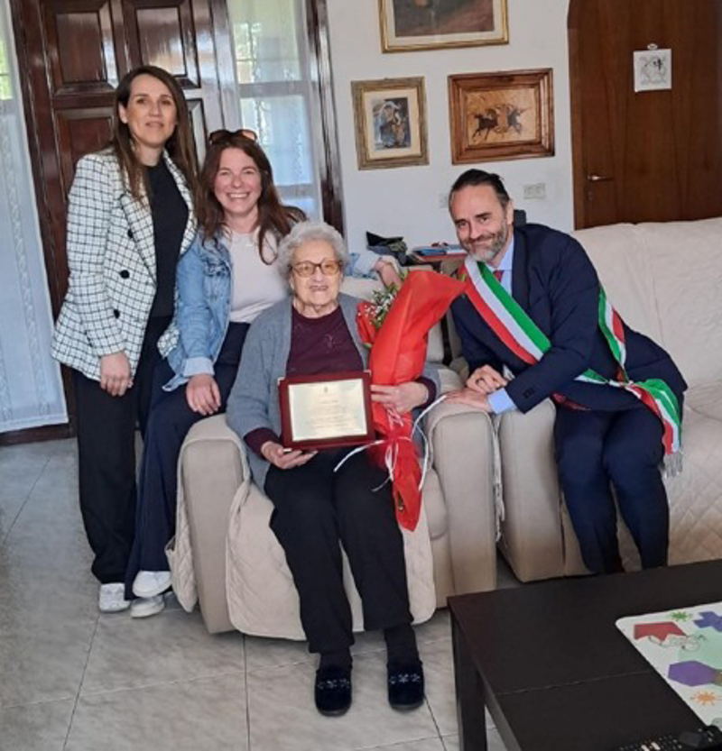 Colturano Lodigiano - Paolina compie 100 anni