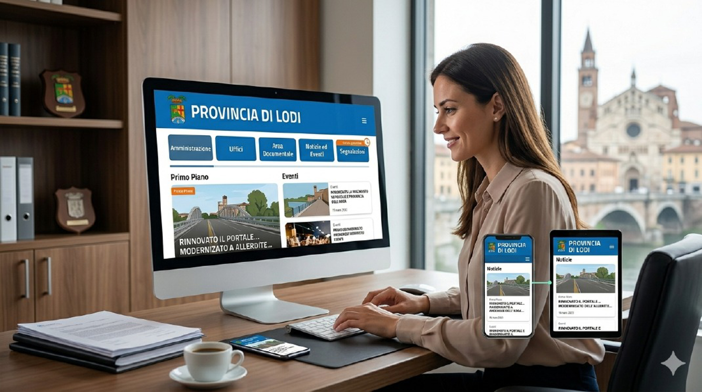 Lodi - Provincia: sito rinnovato