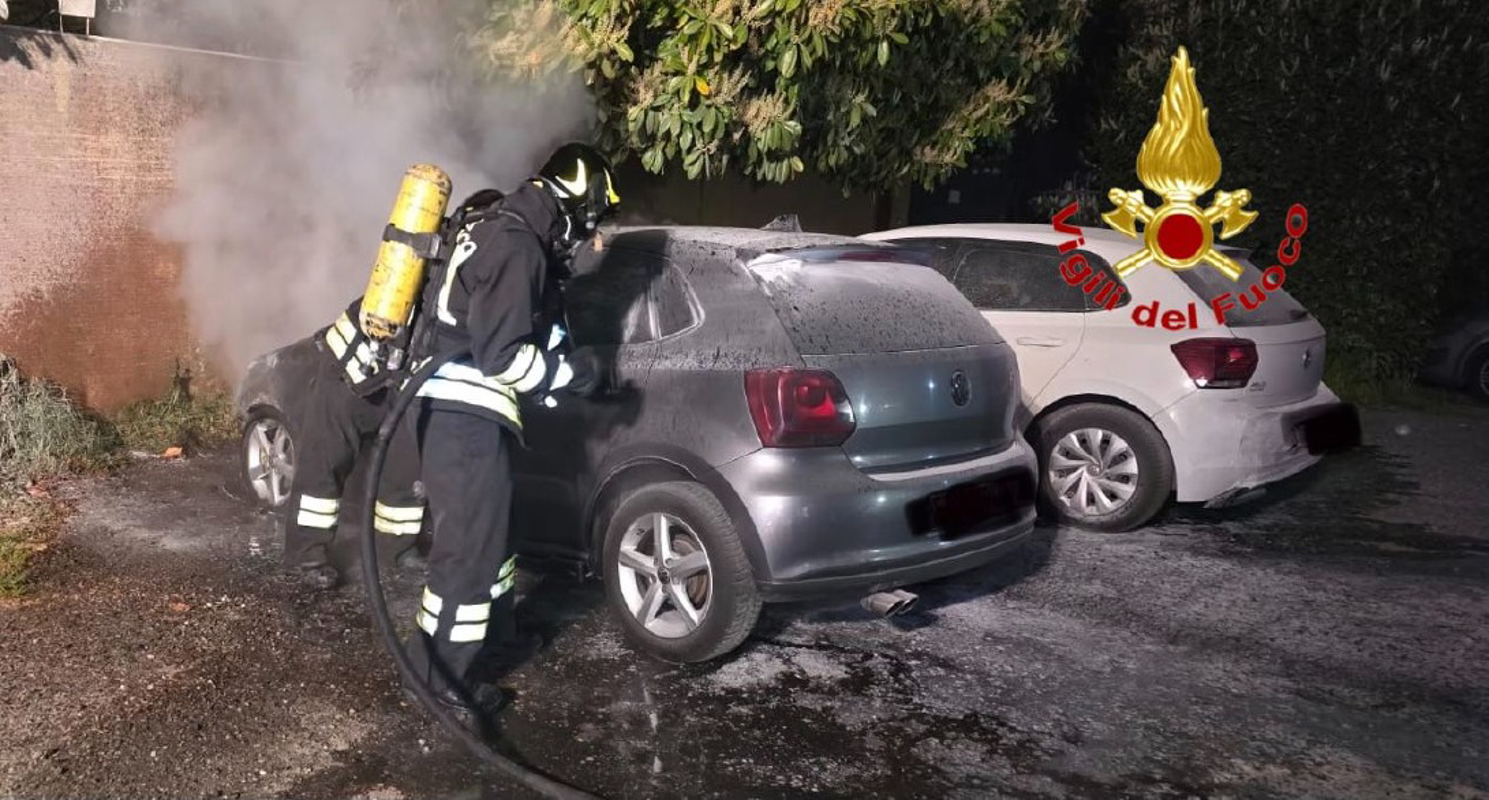 Codogno - Fiamme nella notte 