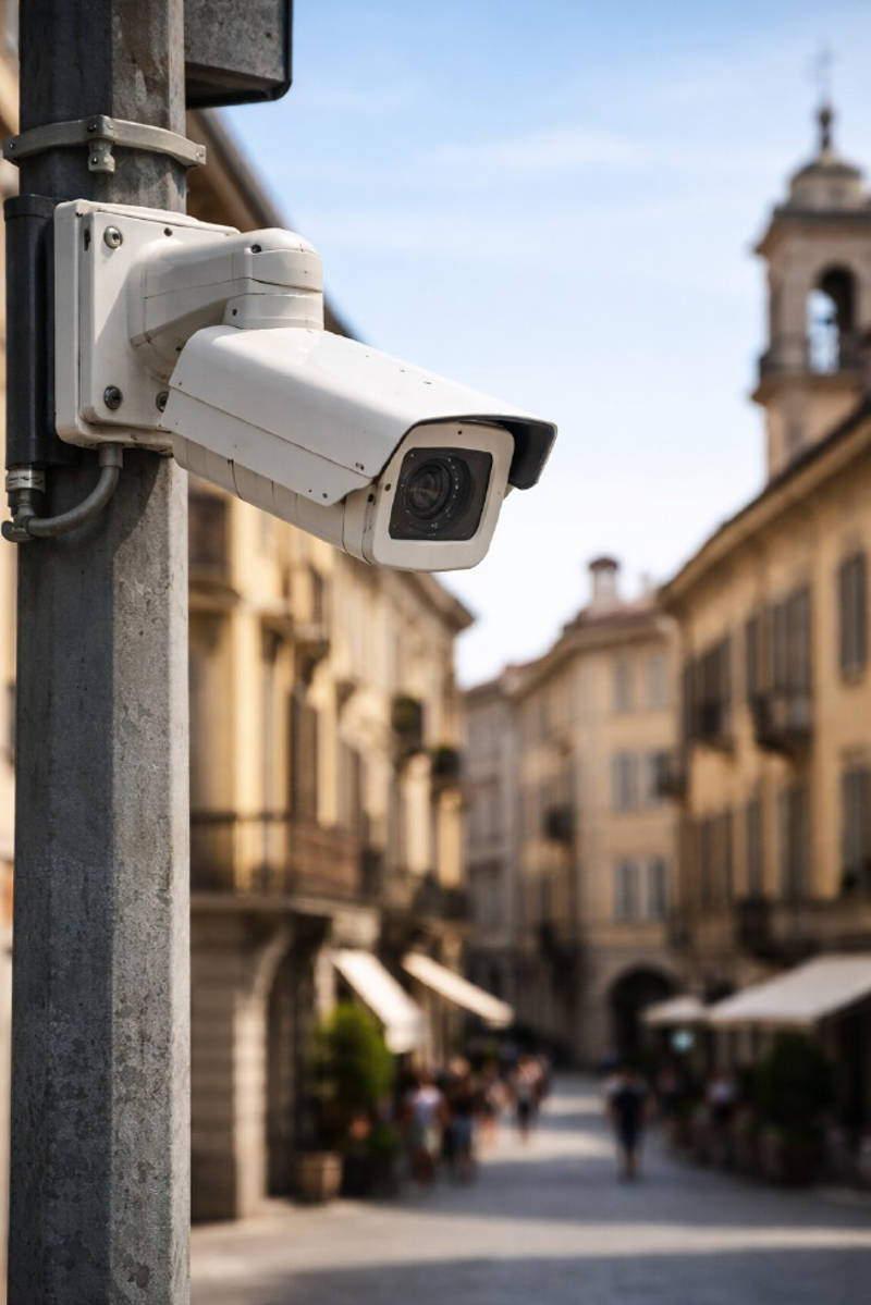 Lodi - Telecamere, lavori finiti