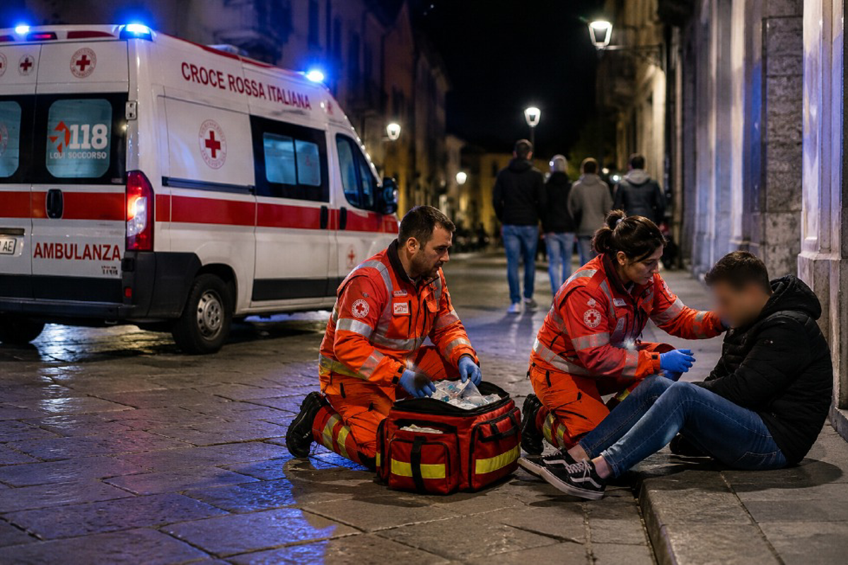 Lodi - Notte alcolica, quattro soccorsi