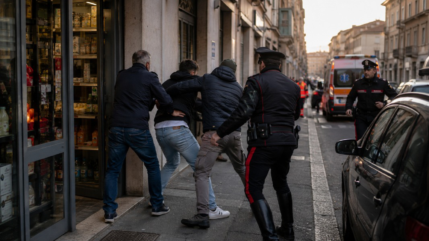 Lodi - Ruba in negozio e reagisce, arrestato