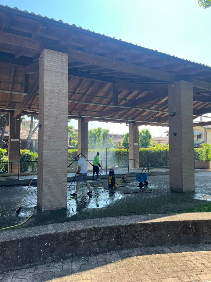 Salerano al Lambro - Parco ripulito dai volontari