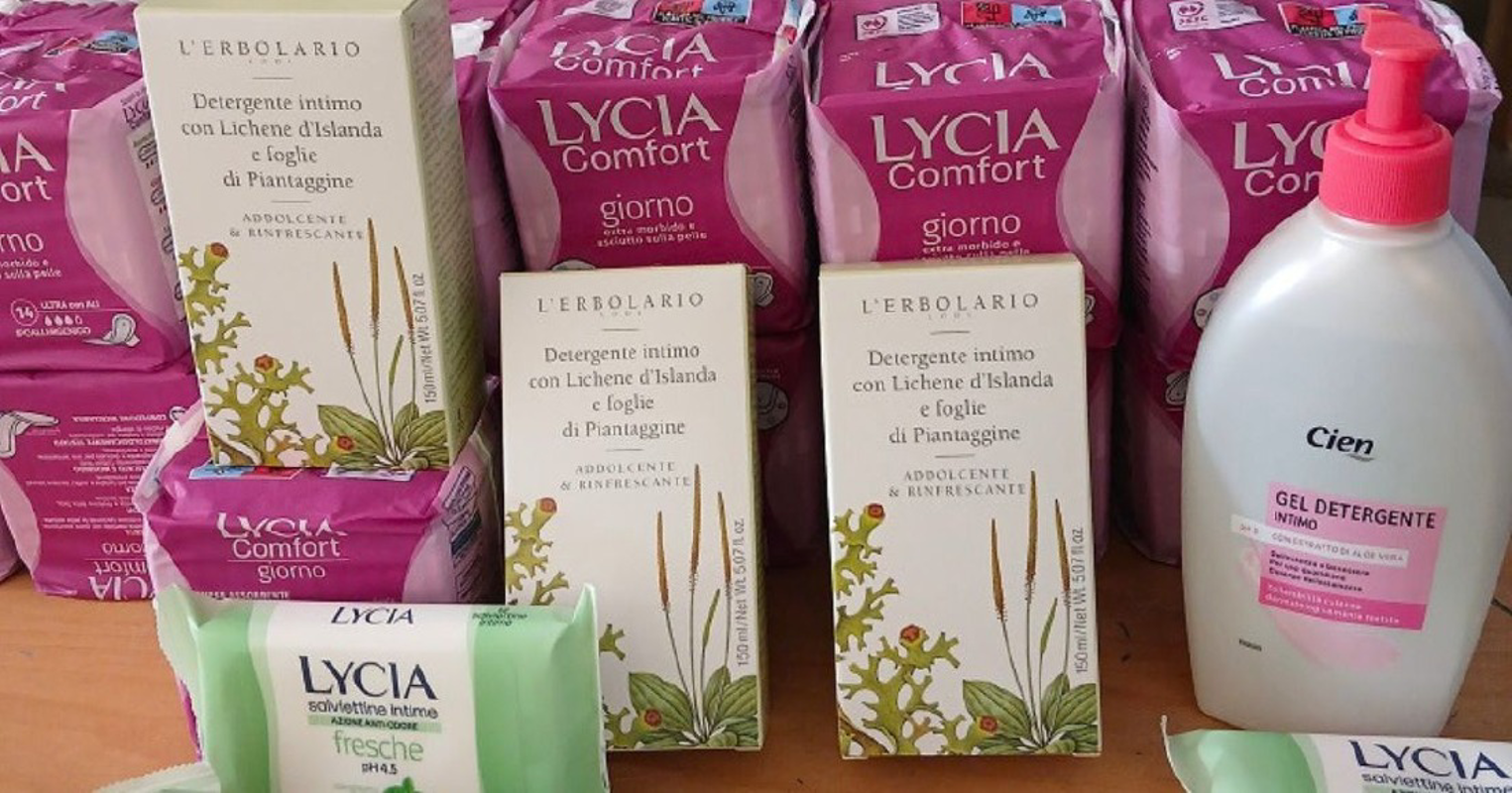 Lodi - 1700 confezioni di assorbenti in 8 mesi