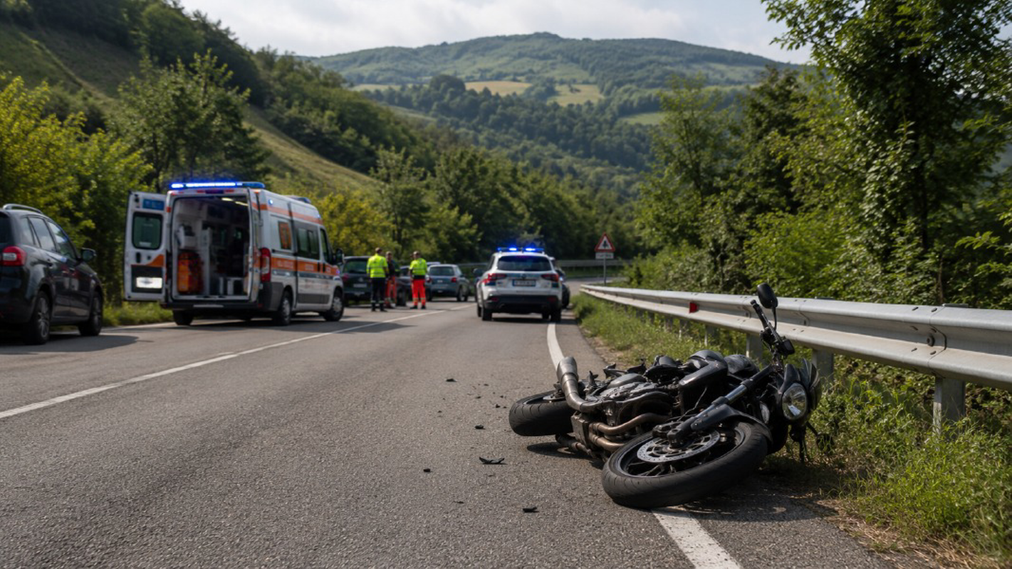Castiglione d'Adda - Motociclista lodigiano muore 