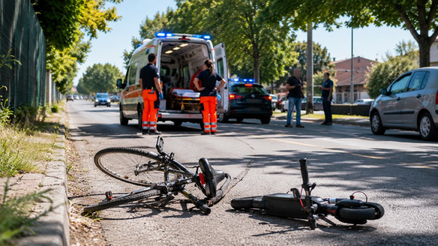 Lodigiano - Lunedì nero per bici e monopattini