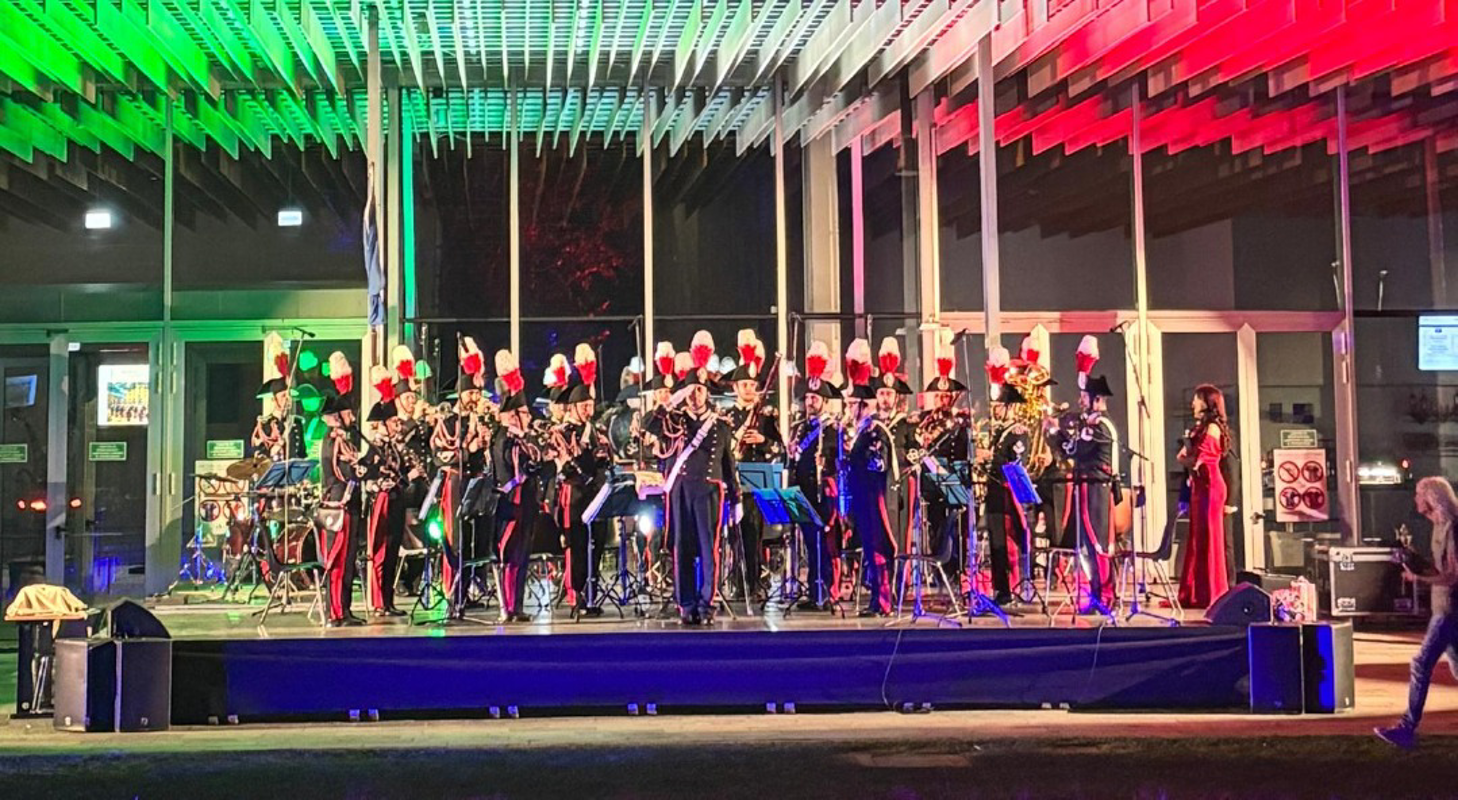 Lodi - Concerto della Fanfara all'Università