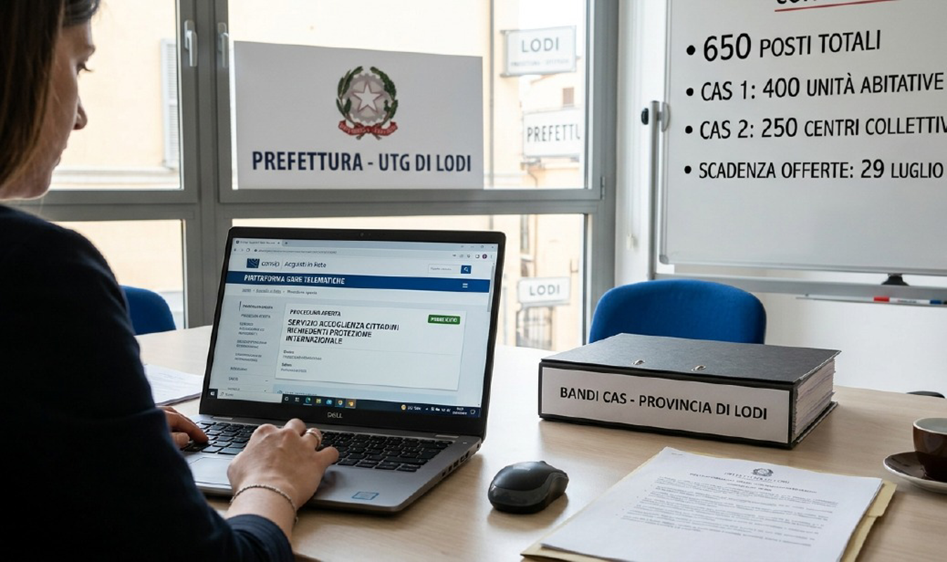 Lodi - Sono 650 i richiedenti di protezione internazionale