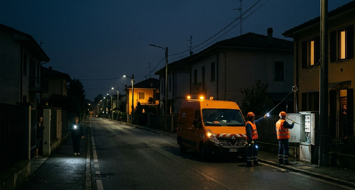 Lodigiano - Dieci paesi senza luce