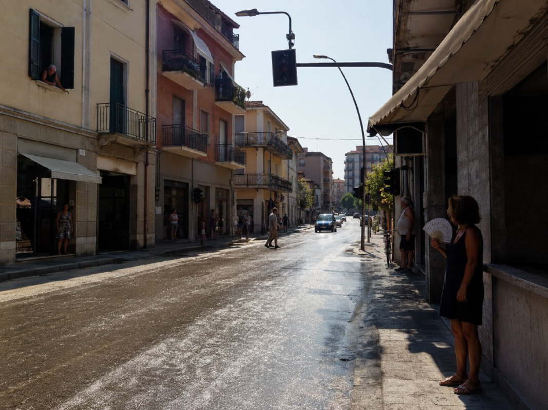 Lodi - Blackout nel pieno del caldo