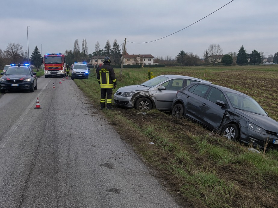 San Rocco al Porto - Scontro sulla provinciale