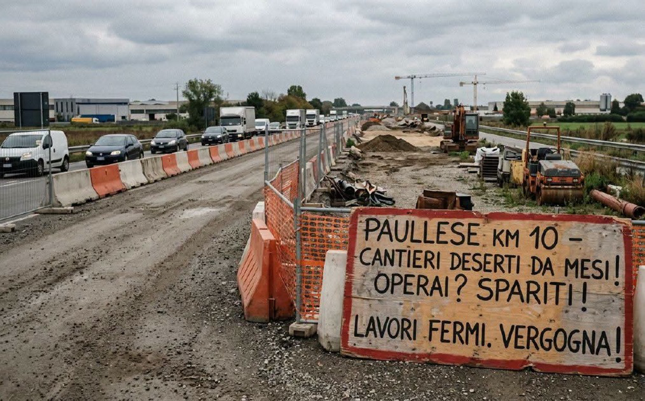 Zelo Buon Persico - Paullese, il cantiere infinito