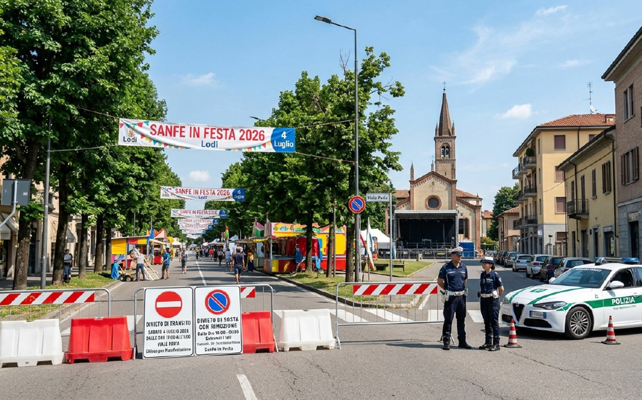 Lodi - SanFe , modifiche alla viabilità