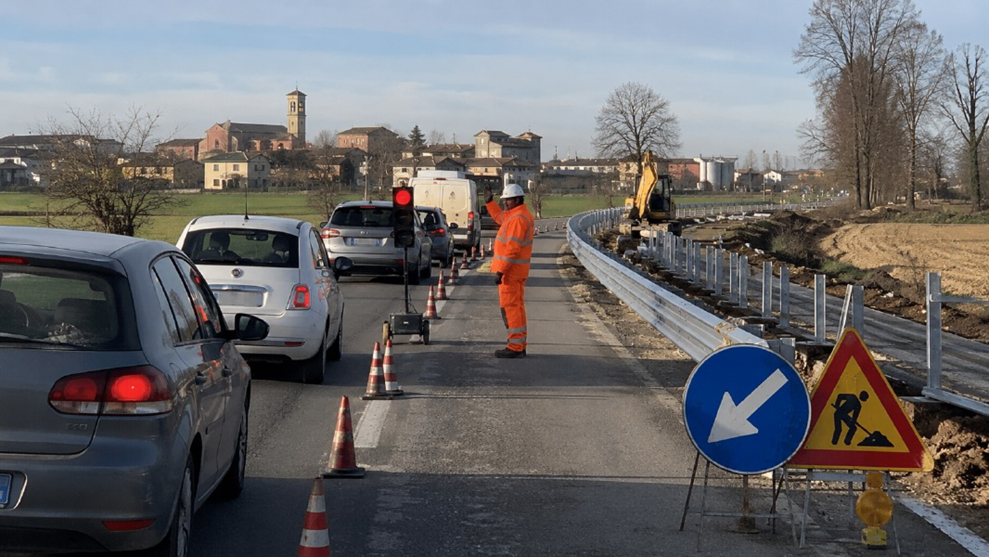 Marudo - Senso unico alternato sulla provinciale