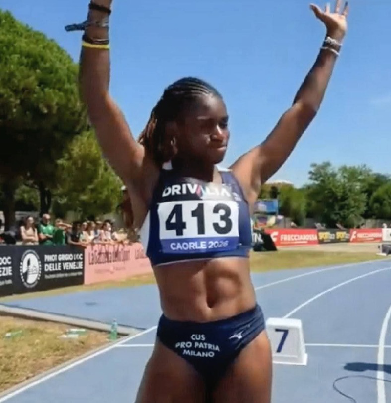 Atletica - Kelly Doualla, argento