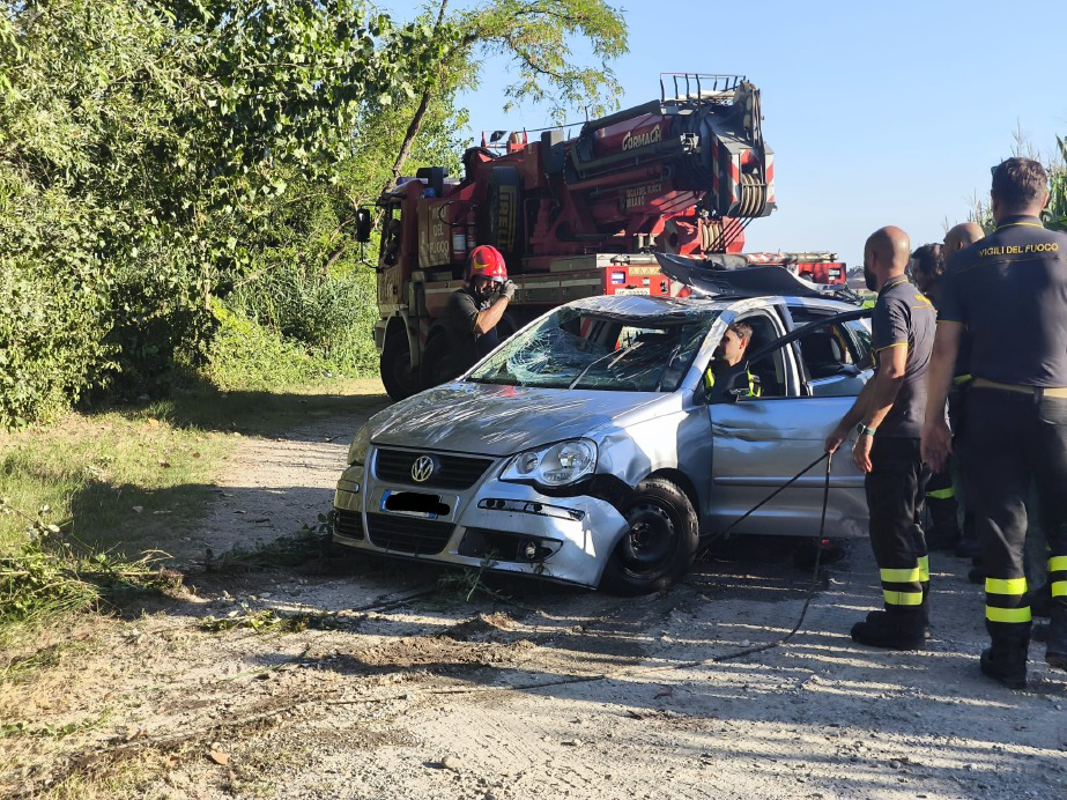 Lodi Vecchio - Auto nella Muzza, muore un 87enne