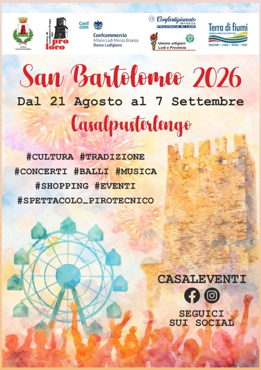 Concerti, balli e shoppin a San Bartolomeo