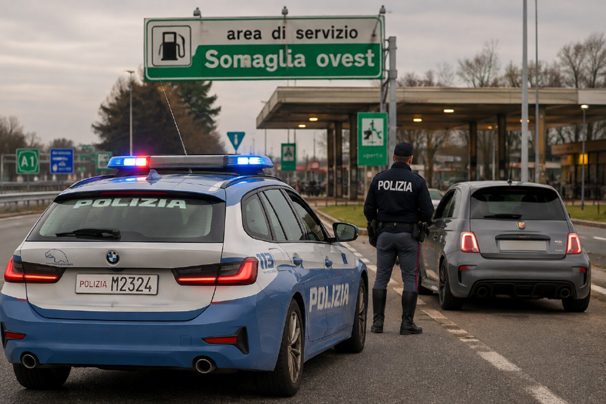 Somaglia - Lite in autogrill