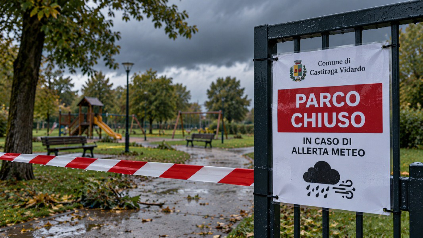 Castiraga Vidardo - Parchi chiusi ogni l’allerta meteo