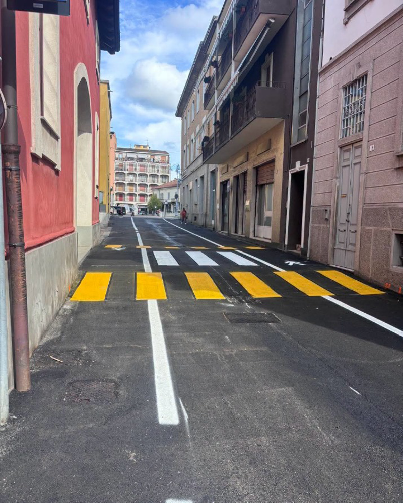 Casalpusterlengo - Via Libertà riaperta