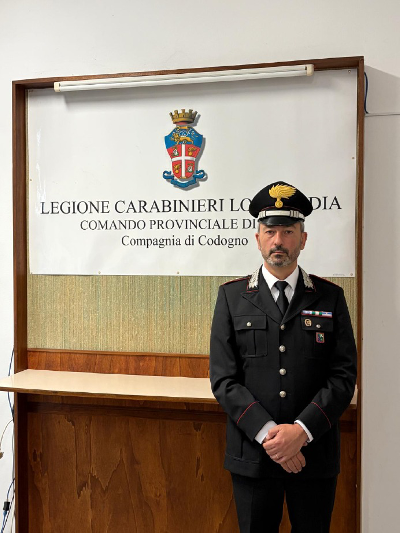 Codogno - Nuovo comandante dei carabinieri